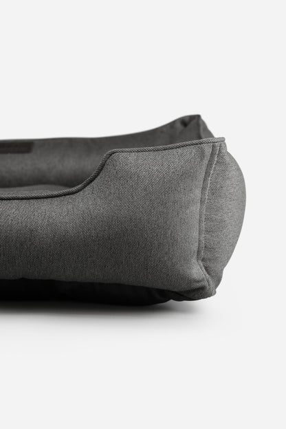 Cotton Sleeper Dog Bed Gray
