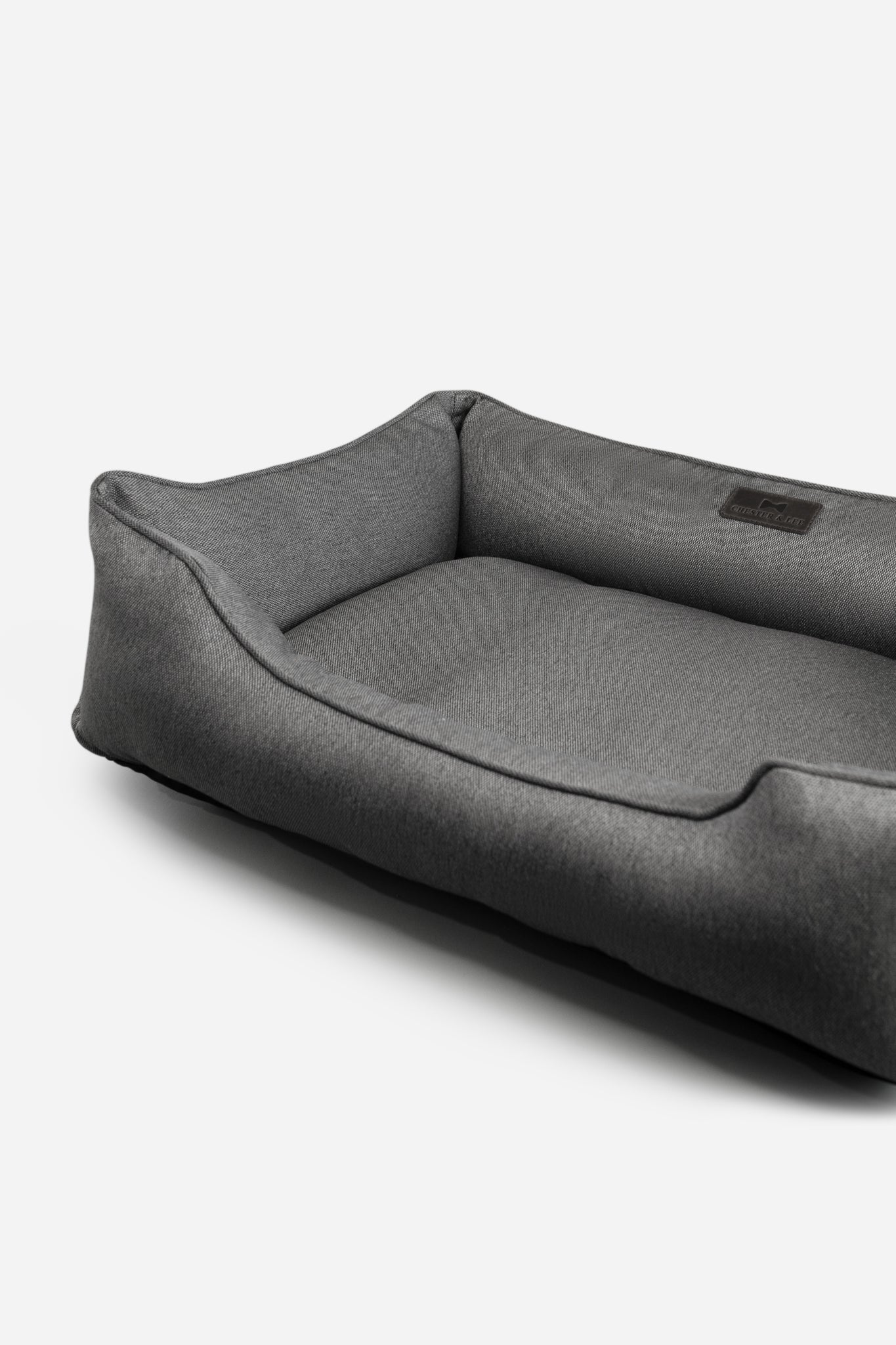 Cotton Sleeper Dog Bed Gray