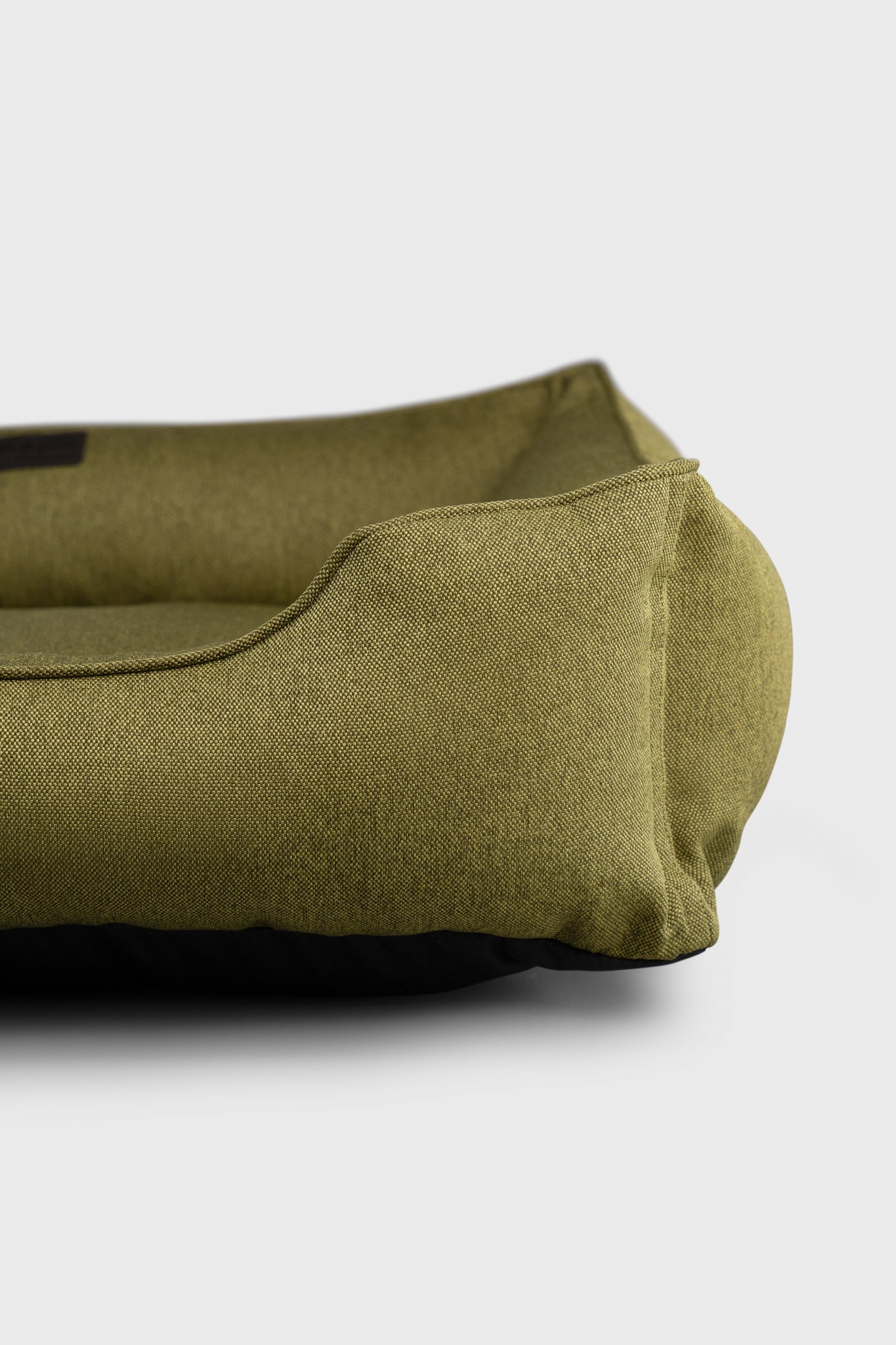 Cotton Sleeper Dog Bed Olive