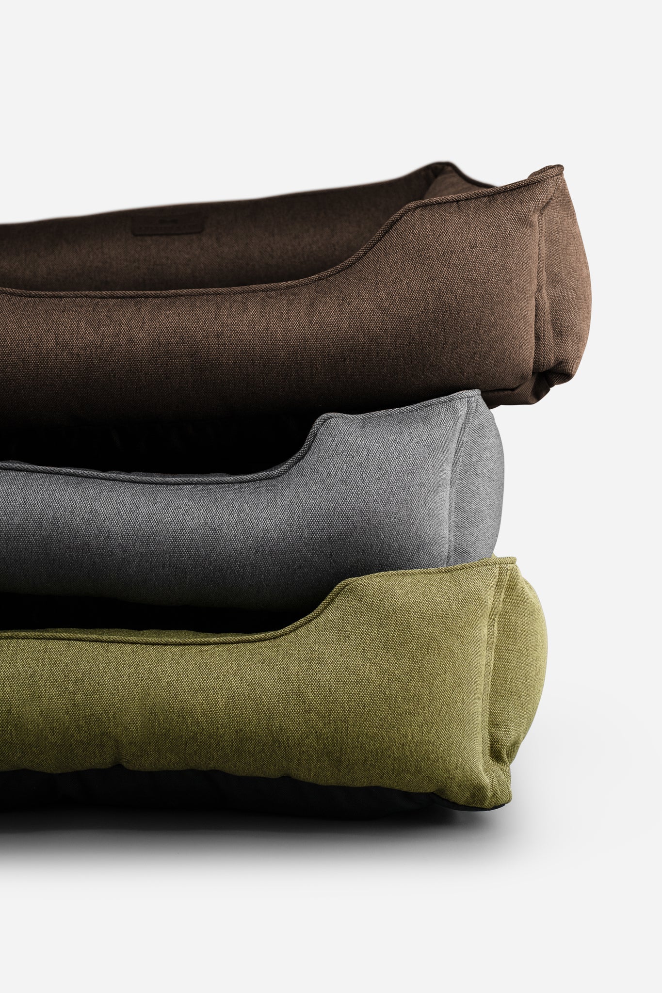 Cotton Sleeper Dog Bed Brown