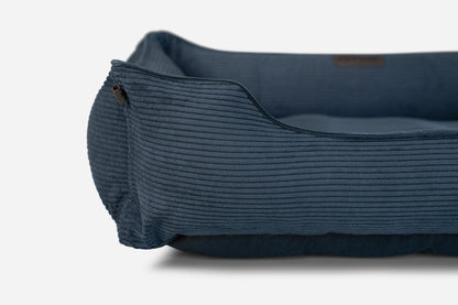 Fancy Corduroy Sleeper Dog Bed Graphite