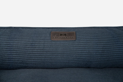 Fancy Corduroy Sleeper Dog Bed Graphite