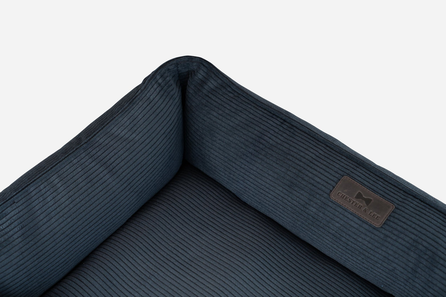 Fancy Corduroy Sleeper Dog Bed Graphite
