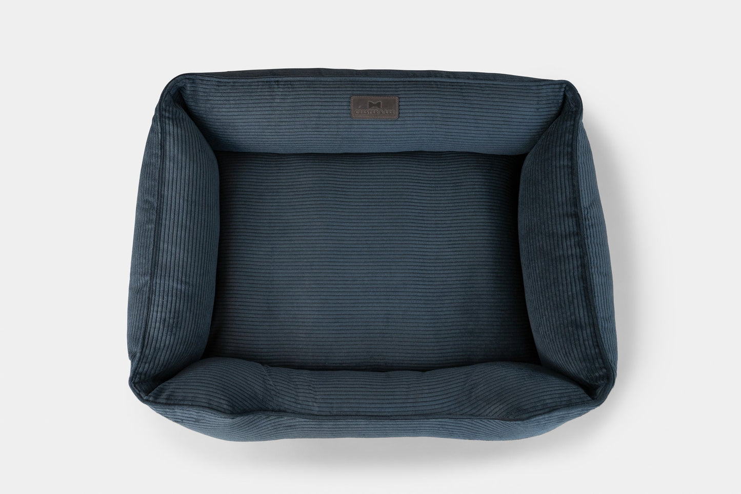 Fancy Corduroy Sleeper Dog Bed Graphite