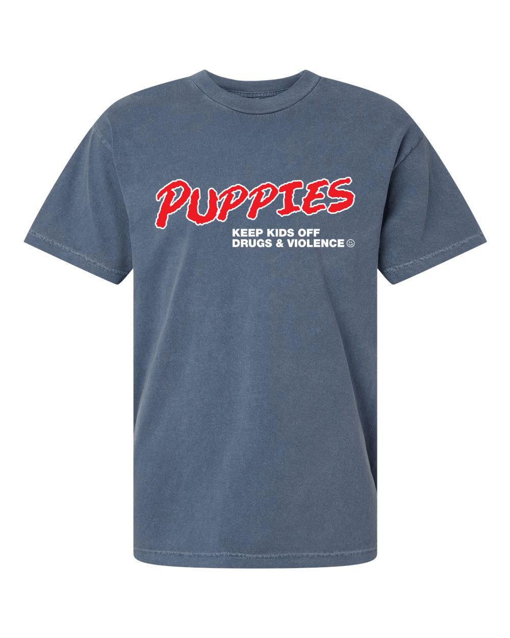 Puppies Keep Kids Off Drugs and Alcohol| Uni-Sex Crewneck Tee