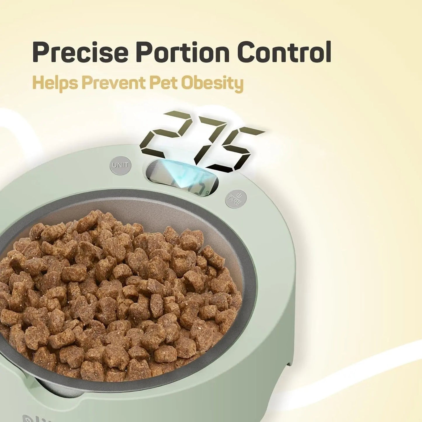 Digital Pet Food Bowl with Scale & Slow Feeder Insert – Cats & Dogs Portion Control