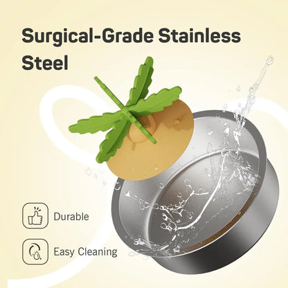 Digital Pet Food Bowl with Scale & Slow Feeder Insert – Cats & Dogs Portion Control