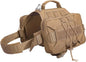 Dog Backpack Tactical Saddle Bag 900D Nylon Hiking Camping Pack Large Dogs