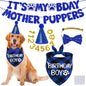 Dog Birthday Decorations Set Hat Bandana Bow Tie Banner Multi Size