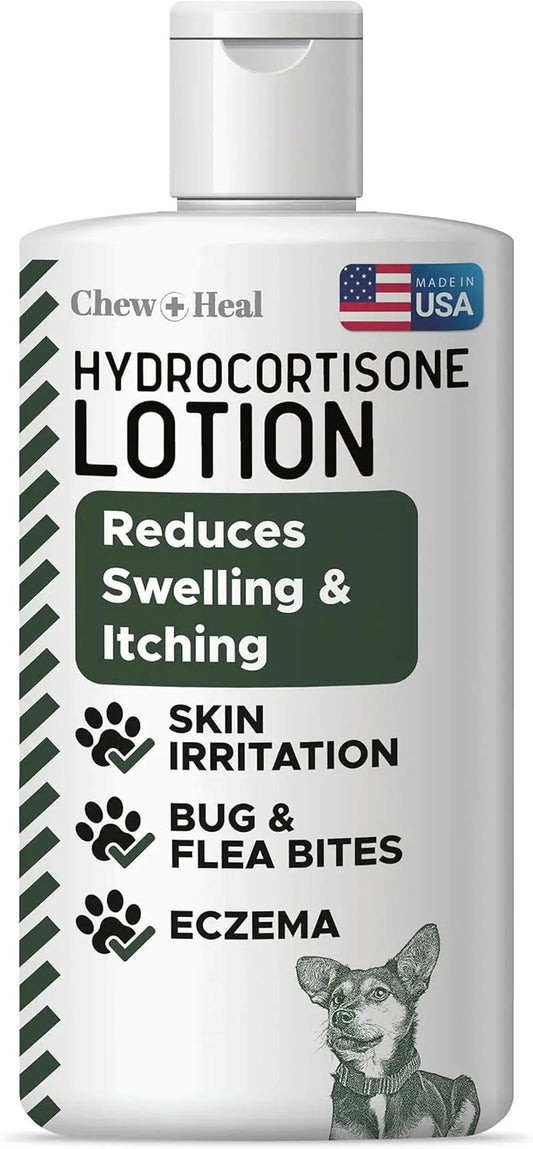Dog Hydrocortisone Lotion Anti Itch Relief Skin Irritation Flea Bites USA