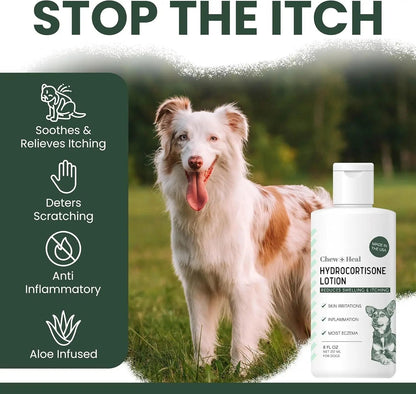 Dog Hydrocortisone Lotion Anti Itch Relief Skin Irritation Flea Bites USA