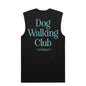 Dog Walking Club Uni-Sex Muscle Tank | Gift for Dog Moms & Dog Dads | Teal Font