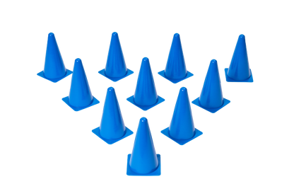 Dog Agility Cones – Pack of 10 Durable Numbered Training Cones