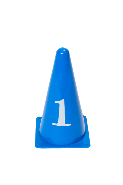 Dog Agility Cones – Pack of 10 Durable Numbered Training Cones