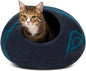 Eco-Friendly Cat Cave Bed – Handmade 100% Merino Wool Felt Hideout for Cats & Kittens