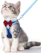 Escape Proof Cat Harness Leash Set Reflective Breathable Adjustable