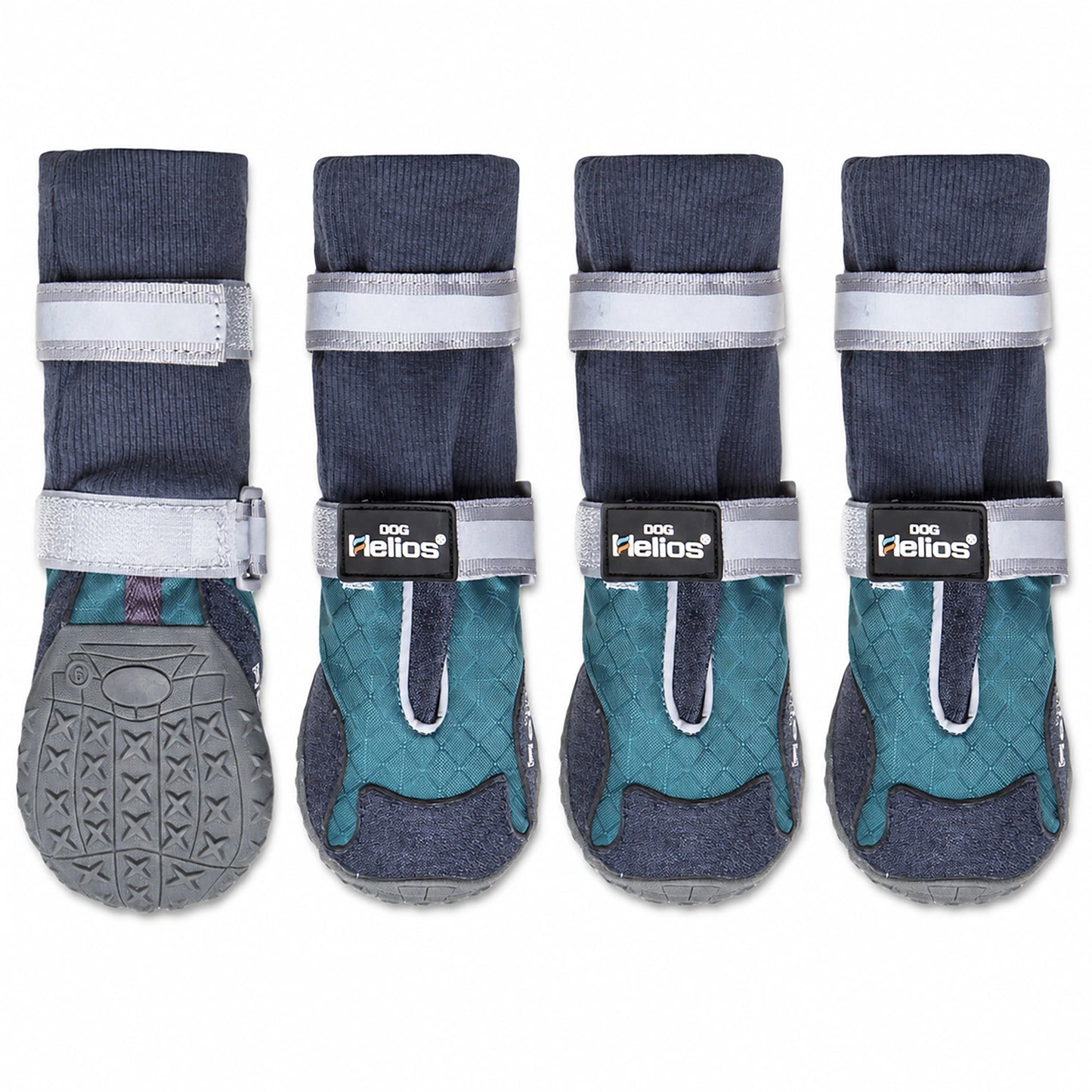 Dog Helios 'Traverse' Premium Grip High-Ankle Outdoor Dog Boots - Set Of 4