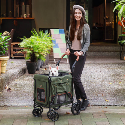 Gentle Giant Pet Wagon Stroller with Detachable Carrier