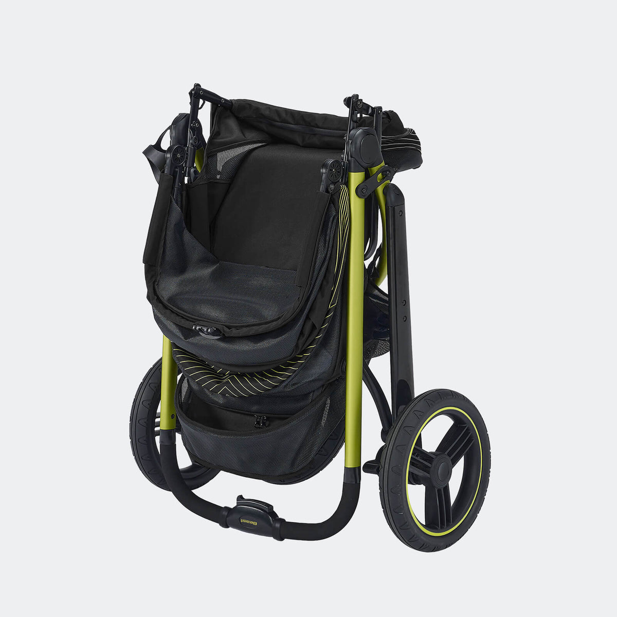 The Beast Pet Jogging Stroller, 3-Wheel All-Terrain Dog-Cat Pram