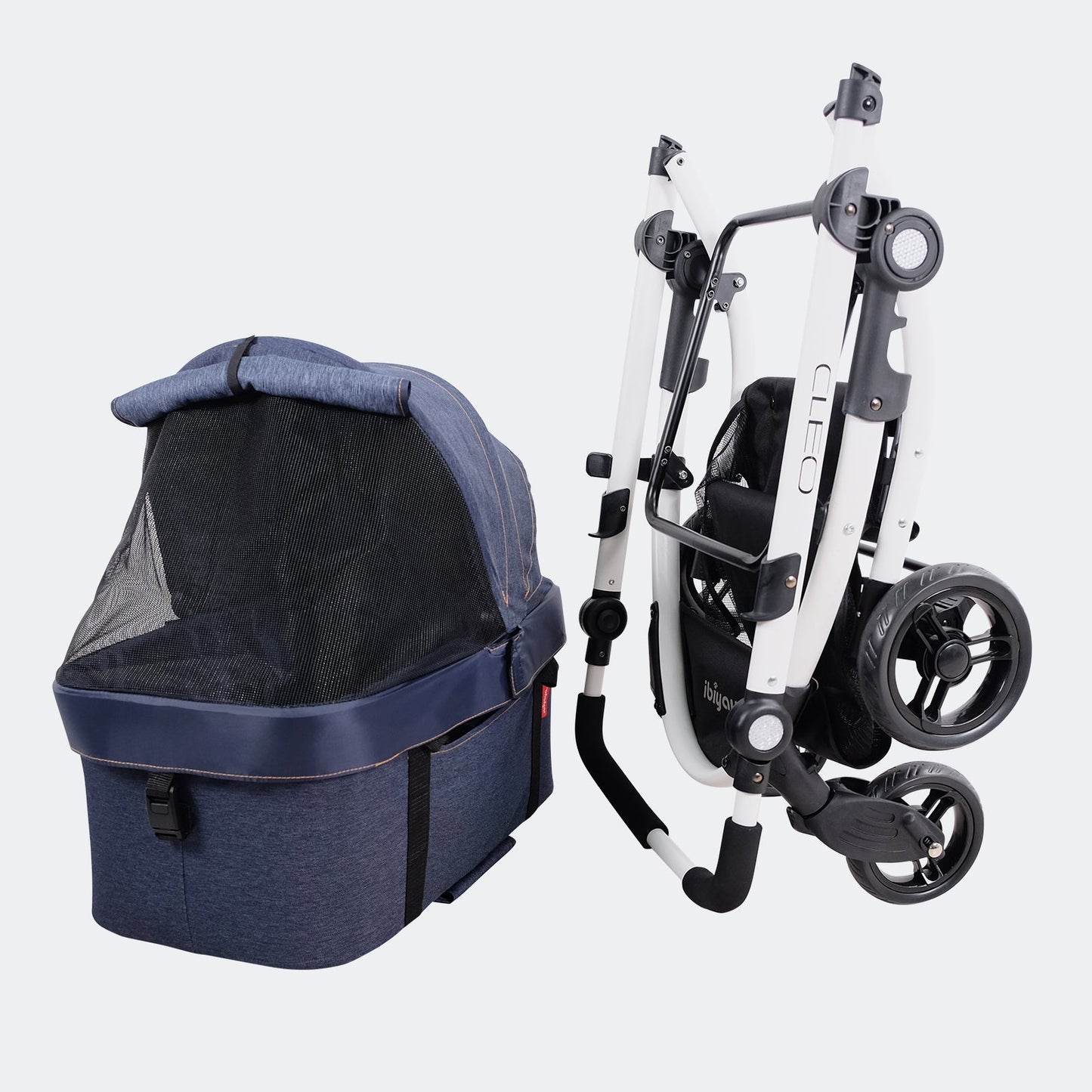 New CLEO Travel System Pet Stroller Best Medium-Sized Dog, Cat, & Rabbit Stroller