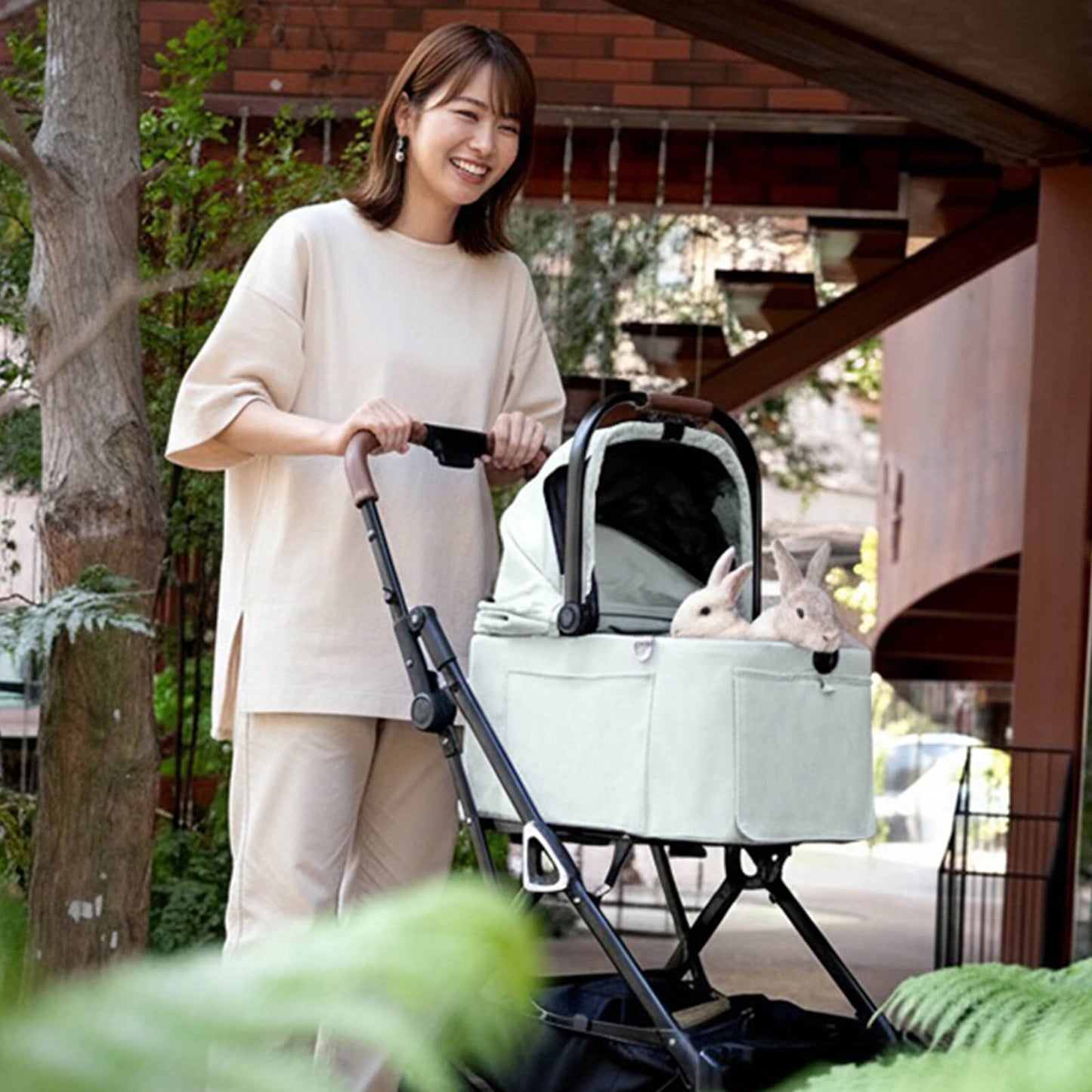Tinker Small Detachable Pet Stroller – Compact Buggy for Cats & Small Dogs