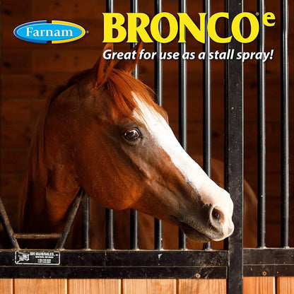 Farnam Bronco Equine Fly Spray Plus Citronella Repellent 32 oz. for Horses & Dogs