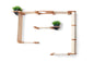 The Gardens - Modern Cat Tree with Plants