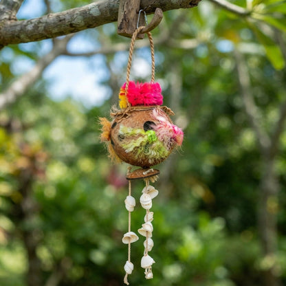 Prevue Tropical Teasers Coconut Fun Bird Toy, Ideal for Small to Medium Birds