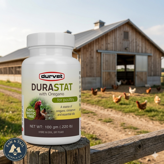 Durvet Durastat With Oregano For Poultry Antibiotic Free 100GM