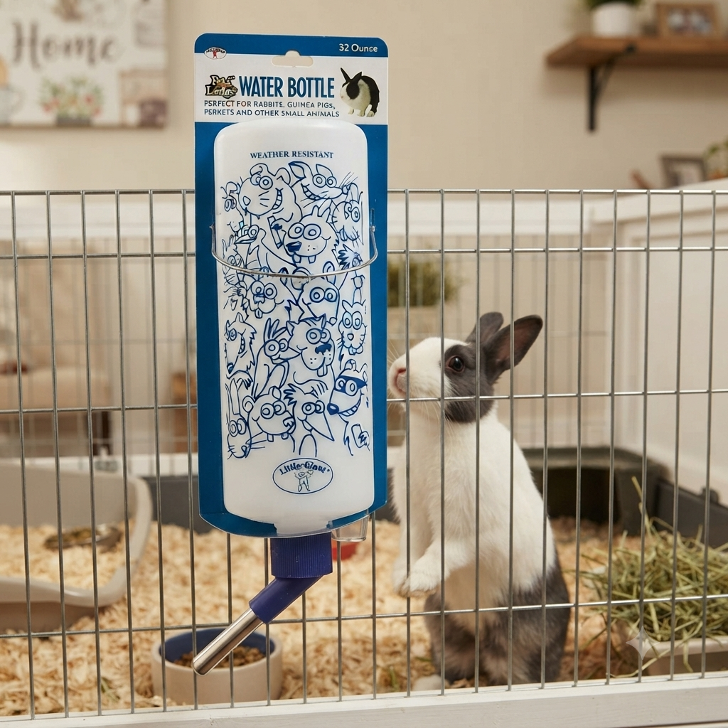 Pet Lodge Small Animal Cage Water Bottle 32 oz.