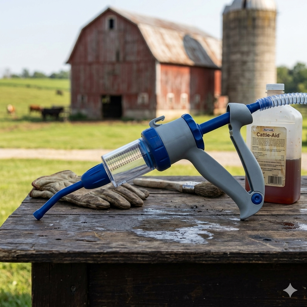 Durvet Plastic Cattle Pour-On Applicator 70mL