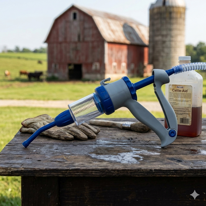 Durvet Plastic Cattle Pour-On Applicator 70mL