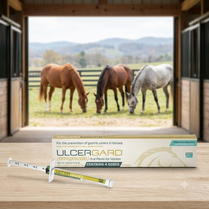 UlcerGard (Omeprazole) Oral Paste for Horses 6.15g Each