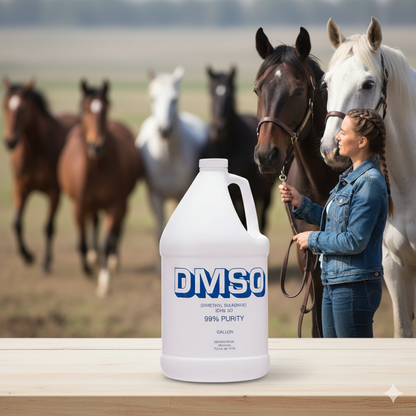 DMSO Liquid 1 Gallon 99% Pure Dimethyl Sulfoxide Horse Joint Arthritis Pain Relief
