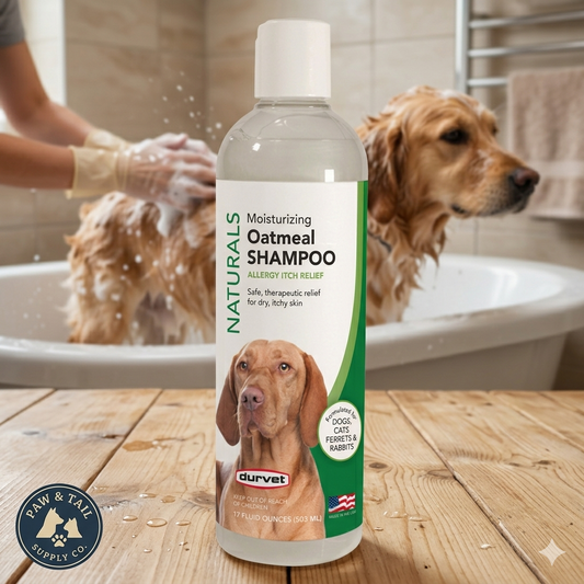 Durvet Naturals Anti-Itch Oatmeal Dog Shampoo 17 oz.