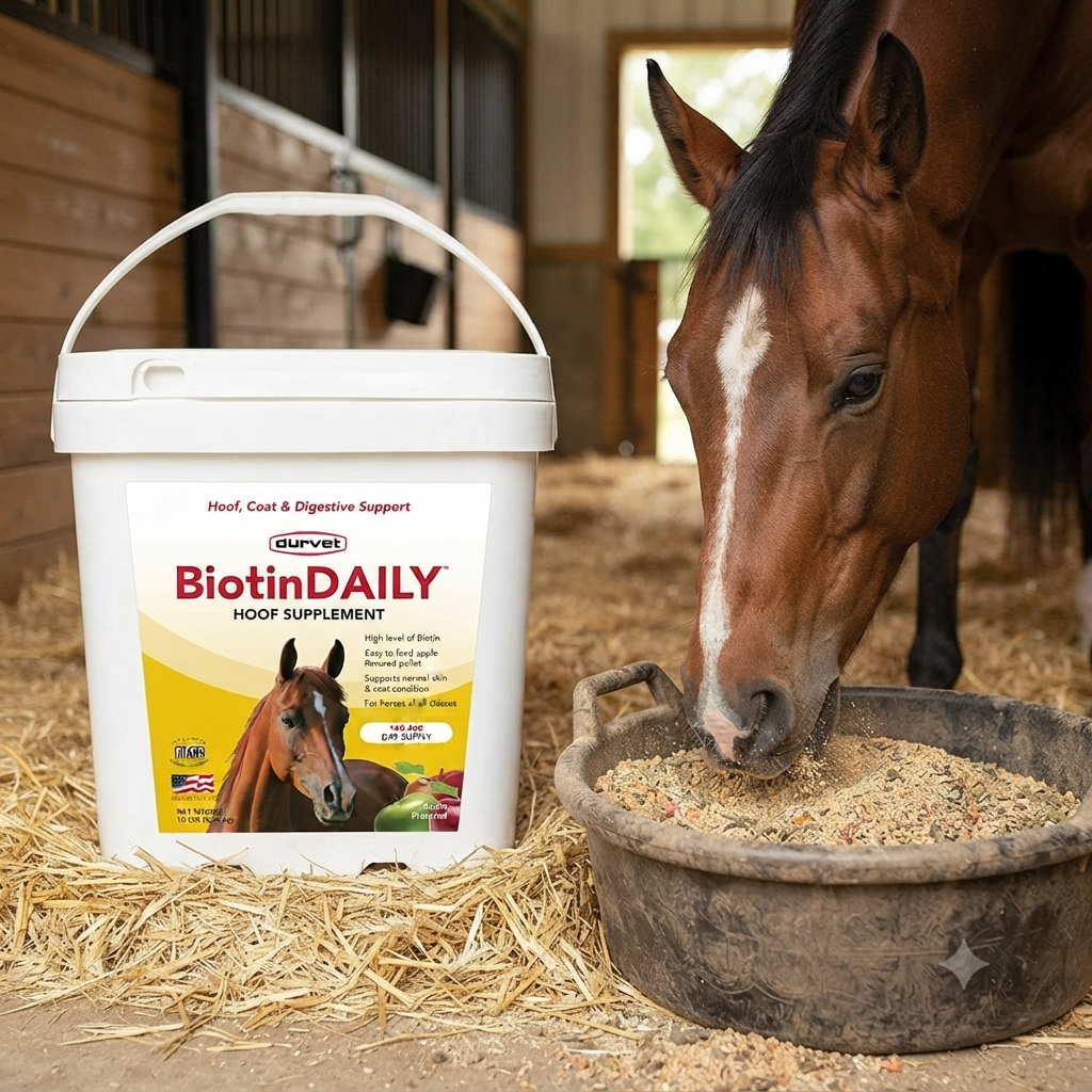 Durvet Biotin Daily Hoof Supplement for Horses 10 lbs.