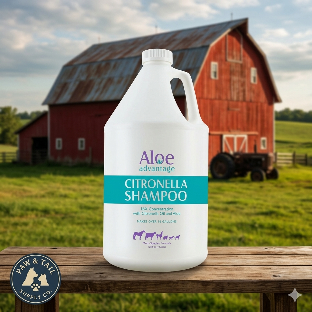 Durvet Citronella Shampoo Horse Livestock Dogs Gallon