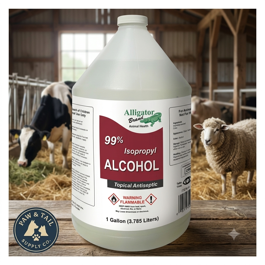 Alligator Brand 99% Isopropyl Rubbing Alcohol 1 Gallon