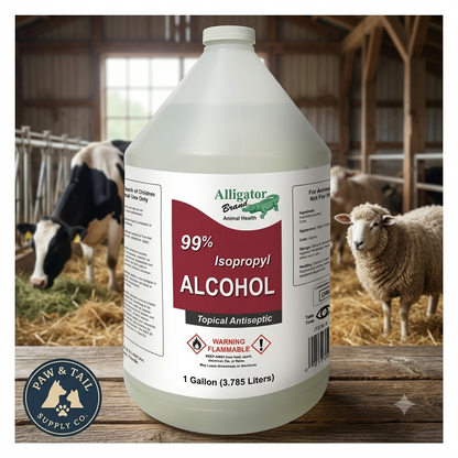 Alligator Brand 99% Isopropyl Rubbing Alcohol 1 Gallon