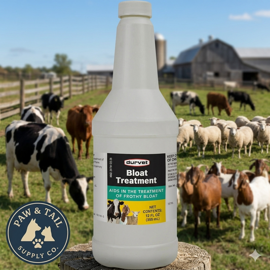 Durvet Bloat Treatment for Cattle Sheep and Goats 12 oz. Bottle