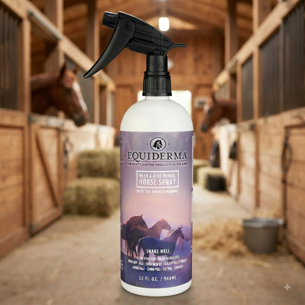Equiderma Neem Natural & Aloe Horse Spray 32 oz.