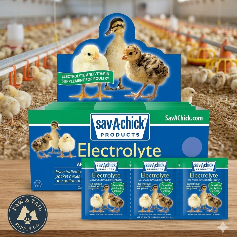 Sav-A-Chick Poultry Vitamins & Electrolytes Supplement 20-Pack