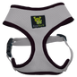 EcoBark Gray Dog Harness - Over-the-Head Dog Soft Mesh Vest Halter for Small to Medium Dogs and Puppies
