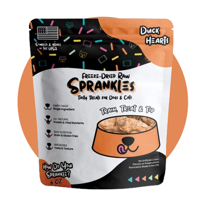 Wholesale Freeze Dried Duck Heart Treats