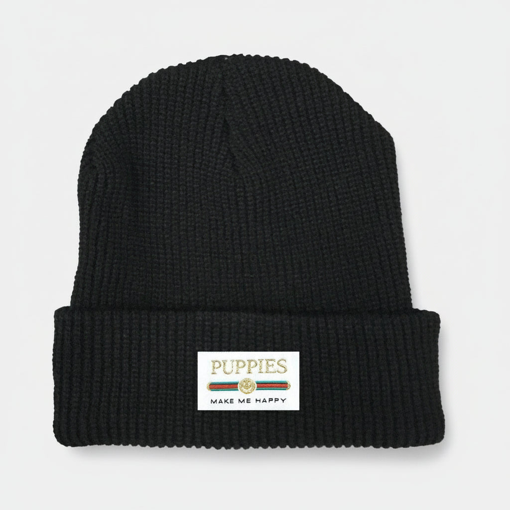 Pup Lux Gold Label Waffle Beanie | Best Gift for Dog Lovers | 10 Colors