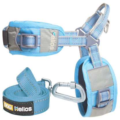 Dog Helios 'Geo-turf' Performance Adjustible and Reflective Dog Harness and Leash