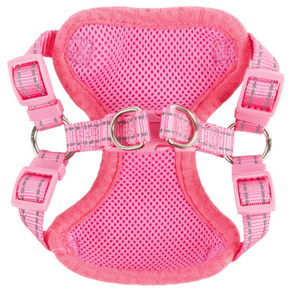 Pet Life ®  'Flam-Bowyant' Mesh Reversed and Adjustable Dog Harness