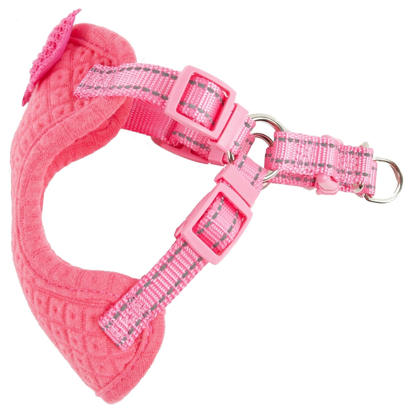 Pet Life ®  'Flam-Bowyant' Mesh Reversed and Adjustable Dog Harness