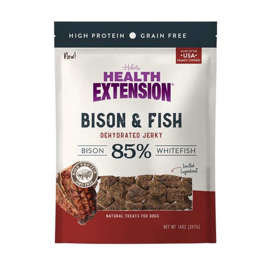 Bison & Fish Jerky Dog Treats