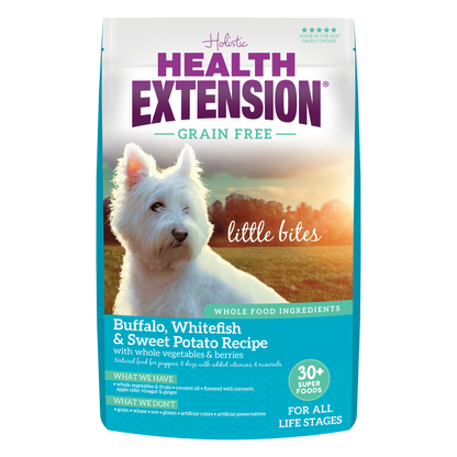 Grain Free Buffalo, Whitefish & Sweet Potato Little Bites Recipe